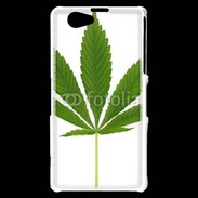 Coque Sony Xperia Z1 Compact Feuille de cannabis