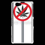 Coque Sony Xperia Z1 Compact Cannabis interdit