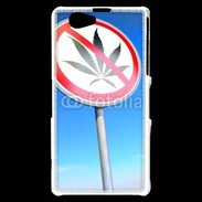 Coque Sony Xperia Z1 Compact Interdiction de cannabis