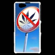 Coque Sony Xperia Z1 Compact Interdiction de cannabis 2