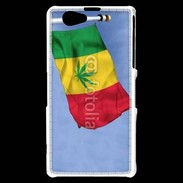 Coque Sony Xperia Z1 Compact Drapeau cannabis 2