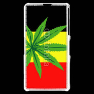 Coque Sony Xperia Z1 Compact Drapeau allemand cannabis