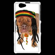 Coque Sony Xperia Z1 Compact Rasta Dog 50