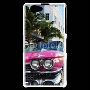 Coque Sony Xperia Z1 Compact Voiture rétro à Miami
