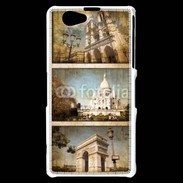 Coque Sony Xperia Z1 Compact Vintage Paris 6