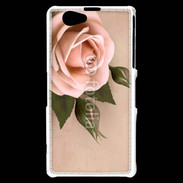 Coque Sony Xperia Z1 Compact Rose rétro 