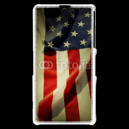 Coque Sony Xperia Z1 Compact Vintage drapeau USA