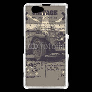 Coque Sony Xperia Z1 Compact Vintage Wheels