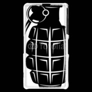 Coque Sony Xperia Z1 Compact Grenade noire