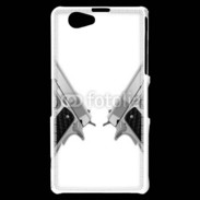 Coque Sony Xperia Z1 Compact Double flingue