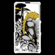 Coque Sony Xperia Z1 Compact Hache et Casque