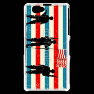 Coque Sony Xperia Z1 Compact Soldat américain
