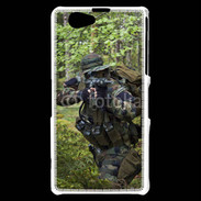 Coque Sony Xperia Z1 Compact Militaire en forêt