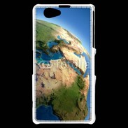 Coque Sony Xperia Z1 Compact Terre vue du ciel