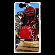 Coque Sony Xperia Z1 Compact Pompiers Rangement matériel fin d'incendie