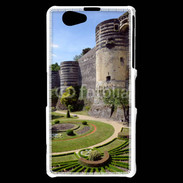Coque Sony Xperia Z1 Compact Château fort et jardins d'Angers en France