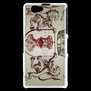 Coque Sony Xperia Z1 Compact Moyen âge 1