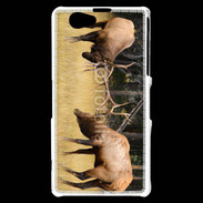 Coque Sony Xperia Z1 Compact Combat de cerf