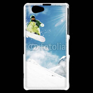 Coque Sony Xperia Z1 Compact Saut en Snowboard 2