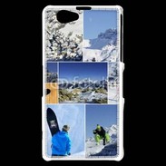 Coque Sony Xperia Z1 Compact Vacances d'hiver en Savoie