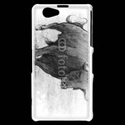 Coque Sony Xperia Z1 Compact Dessin de taureau de corrida