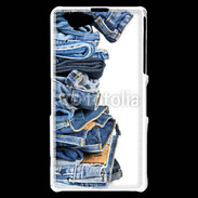 Coque Sony Xperia Z1 Compact Pile de jean's