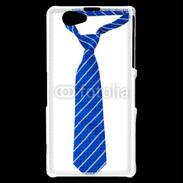 Coque Sony Xperia Z1 Compact Cravate bleue
