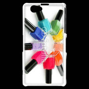 Coque Sony Xperia Z1 Compact Farandole de vernis