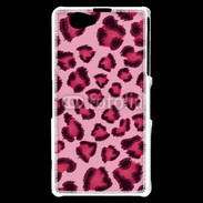 Coque Sony Xperia Z1 Compact Léopard rose