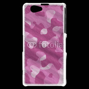 Coque Sony Xperia Z1 Compact Camouflage rose