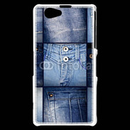 Coque Sony Xperia Z1 Compact Jean's en folie