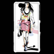 Coque Sony Xperia Z1 Compact Top modèle en dessin