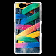 Coque Sony Xperia Z1 Compact Lacet de chaussure fashion