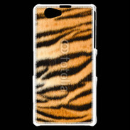 Coque Sony Xperia Z1 Compact Peau de tigre