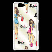 Coque Sony Xperia Z1 Compact Fashion girl 5
