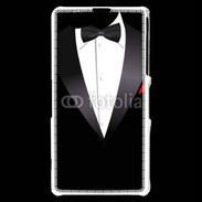 Coque Sony Xperia Z1 Compact Illustration smoking noir
