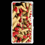 Coque Sony Xperia Z1 Compact Rouges à lèvres 2