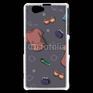 Coque Sony Xperia Z1 Compact Fond fashion boy