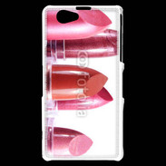 Coque Sony Xperia Z1 Compact Rouges à lèvres