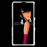 Coque Sony Xperia Z1 Compact brunette