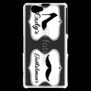 Coque Sony Xperia Z1 Compact Lady's gentleman's