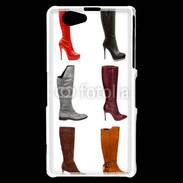Coque Sony Xperia Z1 Compact Fond bottes