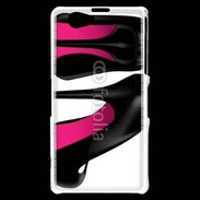 Coque Sony Xperia Z1 Compact Escarpins semelles roses