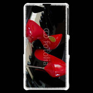 Coque Sony Xperia Z1 Compact Escarpins rouges sur piano