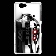 Coque Sony Xperia Z1 Compact Voiture de course noire