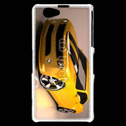 Coque Sony Xperia Z1 Compact Belle voiture jaune et noire