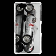 Coque Sony Xperia Z1 Compact Vieille voiture de course Audi
