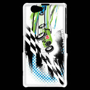 Coque Sony Xperia Z1 Compact Course de voiture rétro