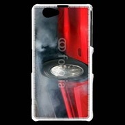 Coque Sony Xperia Z1 Compact Roue en feu dragster 4