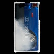 Coque Sony Xperia Z1 Compact Roue en feu dragster 7